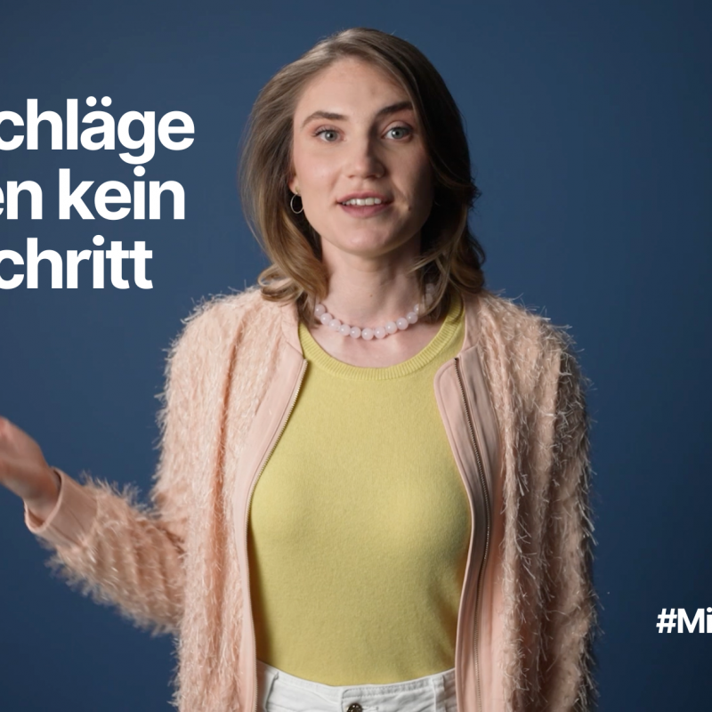 Céleste Spahić gibt Gründerinnen und Gründern Tipps, wie man mit Rückschlägen in der Gründungszeit umgehen kann.